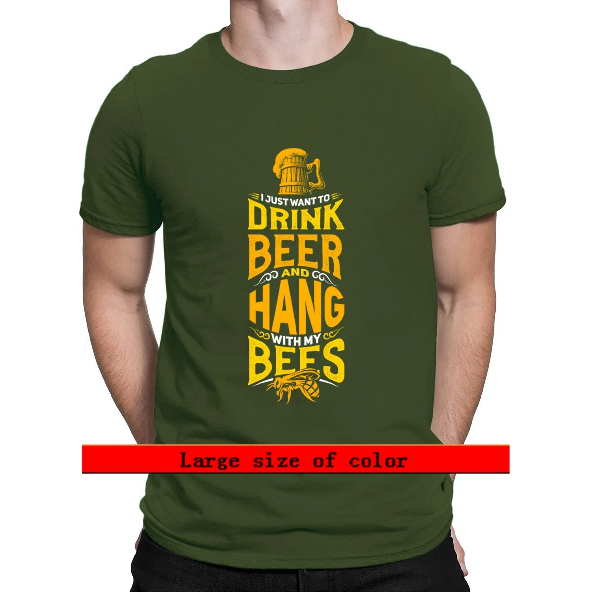

Bee Keepers Beer Craft 2021 T Shirt Comfortable Spring Letter O Neck Famous Tee Shirt Personalized Unisex Shirt