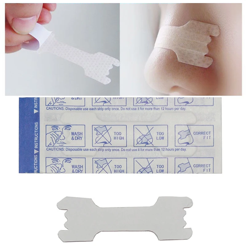 10 шт. анти храп носовые полоса здоровья патчи для ухода продукта подышите