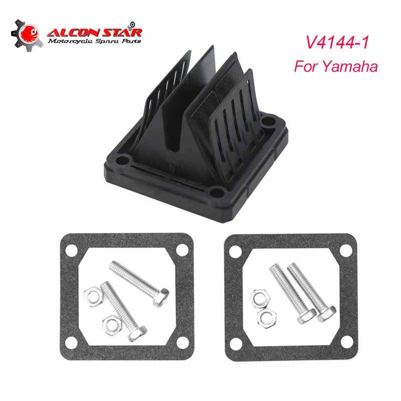 Клапанный клапан Alconstar- YZF350 YFZ350 RZ350 YZ125 из углеродного волокна для мотоцикла Yamaha Banshee 350 350cc1987-2006