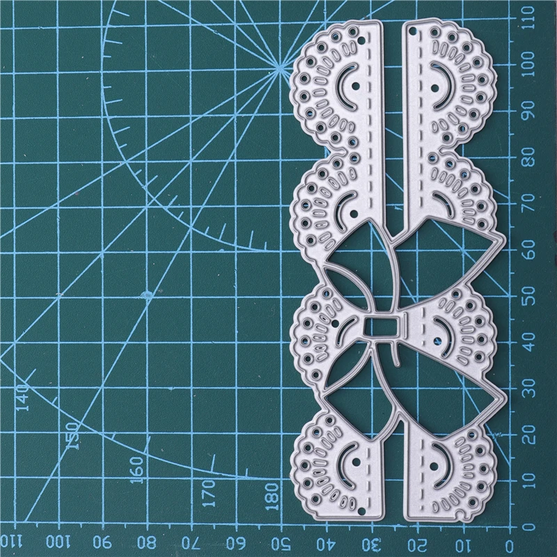 DiyArts лук границы штампы металла резки умереть для скрапбукинга декоративная
