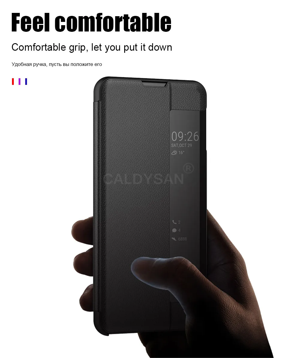 Роскошный кожаный флип-чехол для samsung Galaxy S9 S8 Plus, противоударный чехол для samsung S10 Plus S10e Smart View, чехол для телефона