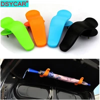 dsycar 1pair car trunk fasteners universal umbrella holder hanger hook multi functional interior trunk cover rack clip new