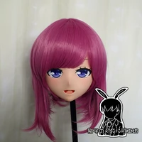 rb673quality handmade femalegirl resin japanese anime cartoon character cosplay kigurumi mask