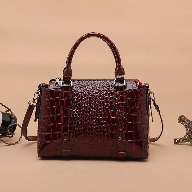 

2020 Elegant Big Shoulder Bag Luxury Handbags Women Bags Designer Large Capacity Women Tote Female Crocodile pattern Hand Bags