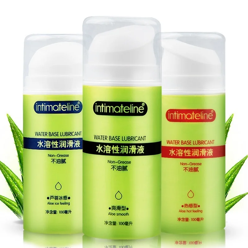 Смазка для тела с экстрактом алоэ жидкая Водорастворимая одноразовая холодным