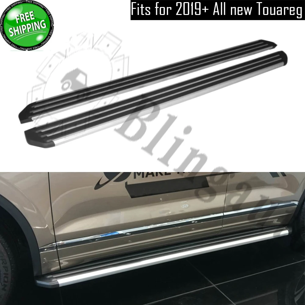 Подходит для VW. Volkswagen Touareg 2019 2020 2 шт. Левая Правая Беговая доска боковые шаги nerf