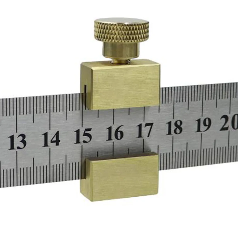 

Adjuster Steel Ruler Woodworking Scribing Locator Measuring Tools Supplies