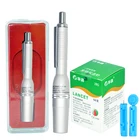 Ушной акупунктурный зонд + 50 шт 23 г26 г28 г ланцеты иглы стерильные одноразовые игла для кровопускания Пролитая игла для крови Ручка Бесплатная доставка