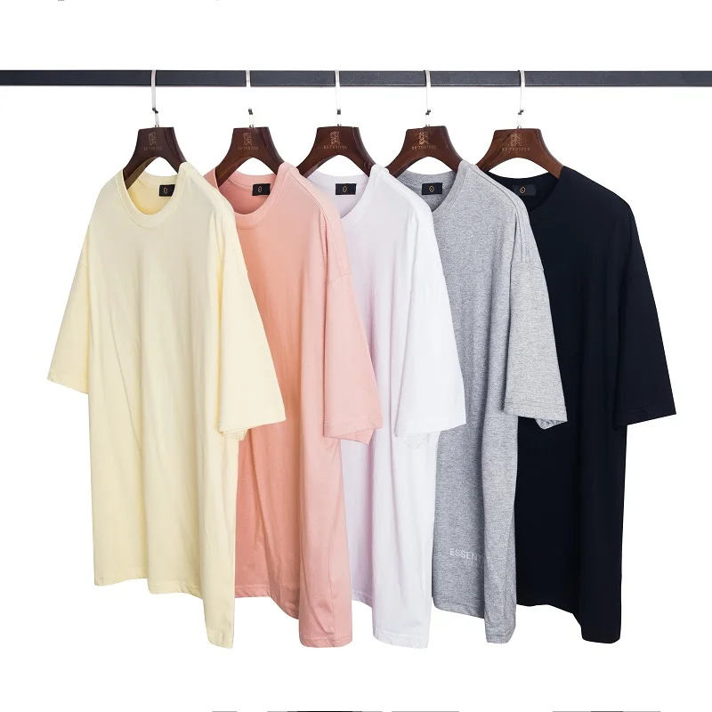 2020 Мужская/женская футболка kanye west fog свободная ovesized high street essentials хип хоп