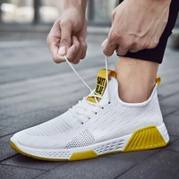 new flying weaving sneaker mens shoes loafers black white mens sneakers casual flat shoes men lace up man sneakers sports shoes