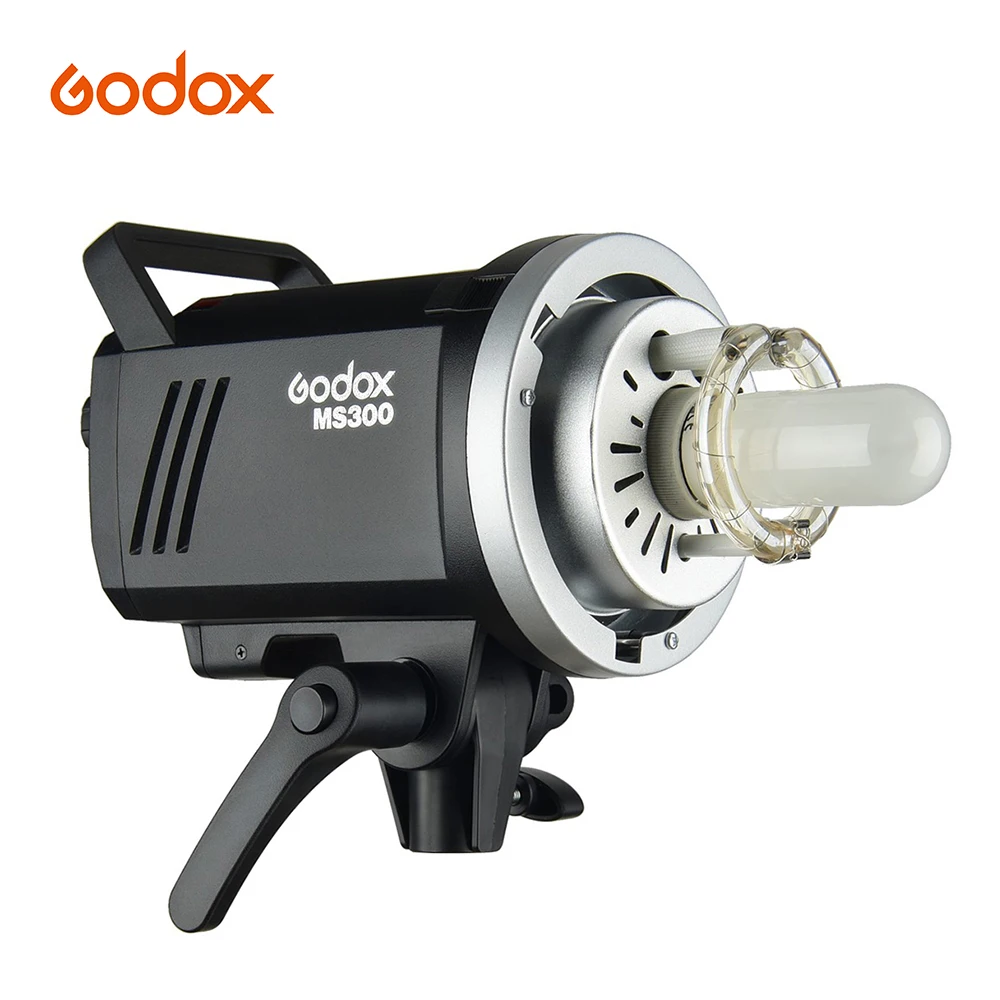 Студийный стробоскоп Godox MS300 светильник 300Ws 2 4G беспроводная система X GN58 5600K 150 Вт