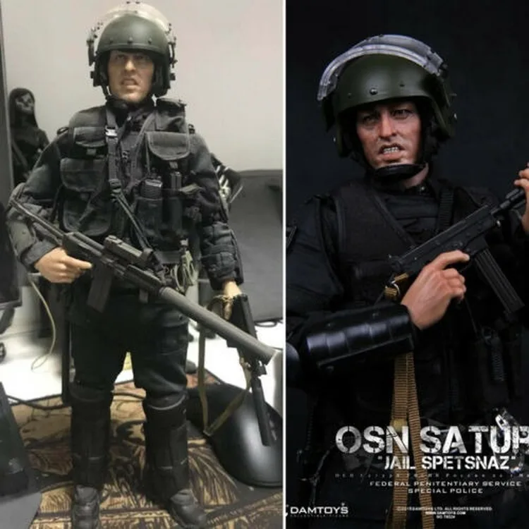 DAMTOYS DAM 78024 1/6 русский ОСН Сатурн тюрьма спецназ ФСИН специальный полицейский