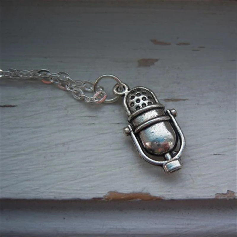 Ожерелье с микрофоном-Sing ожерелье-музыкальные влюбленные ожерелье-музыкальное ожерелье-караоке