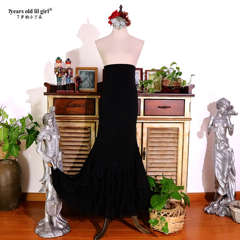 Платье Fiamenco для девочек, женские танцевальные костюмы Dallroom Waltz, одежда Foxtrot 4ESS24