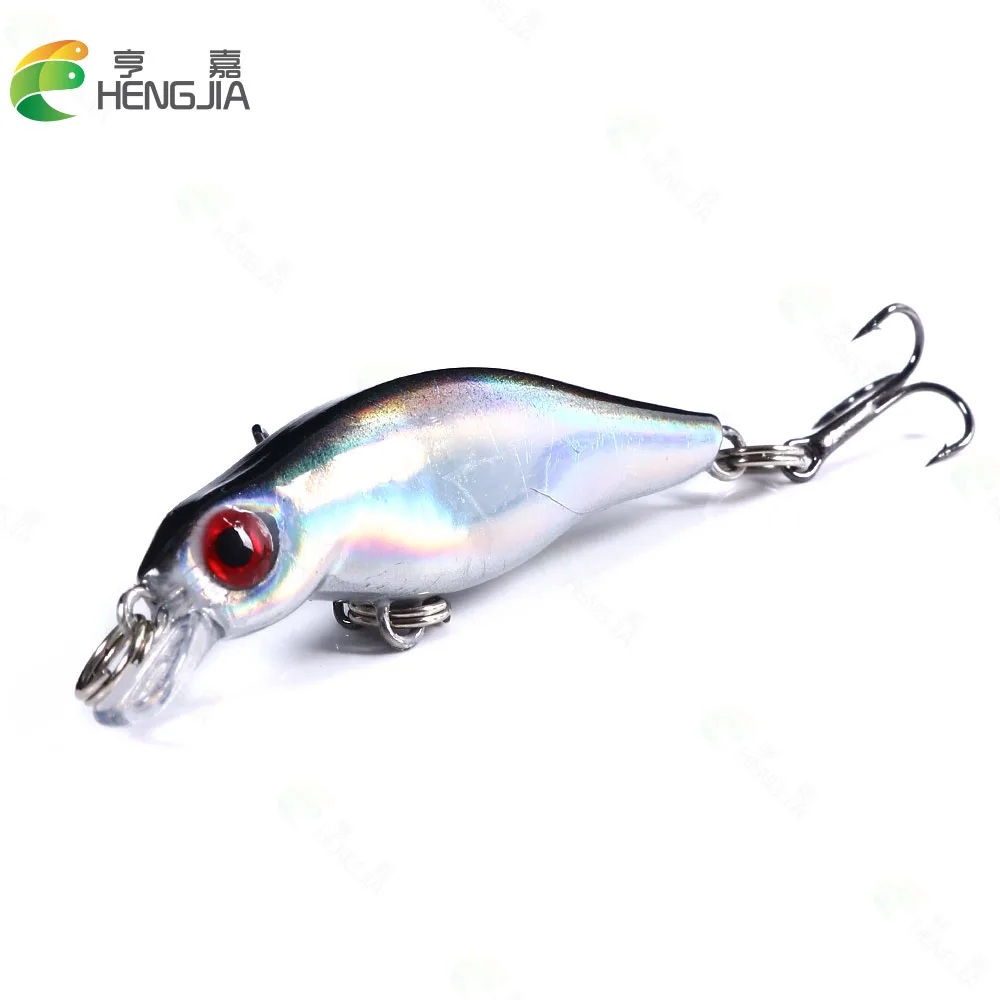 

HENGJIA 1pcs 5cm 2.7g Little Crankbait Minnow Topwater Floating Artificial Wobbler Hard Bait for Bass Pike Fishing