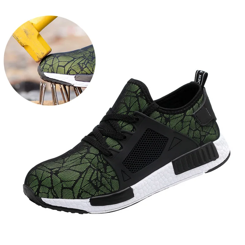 Мужские и женские рабочие ботинки LASPERAL летние легкие ударопрочные из стали на