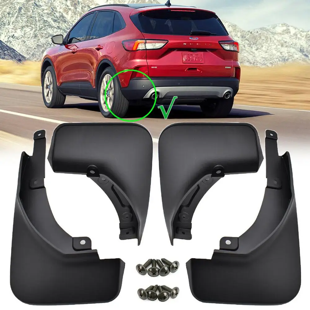 

4pcs Mudflaps For Ford Escape mk4 Kuga mk3 2020 2021 Mud Flaps Splash Guards Mudguards Mud Flap Front Rear Car Fender flares