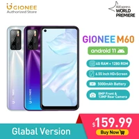 gionee m60 6 55 lte mobile phone android 11 smartphone 4g128g cellphone 8mp13mp camera 5000mah blackview realme umidigi cubot