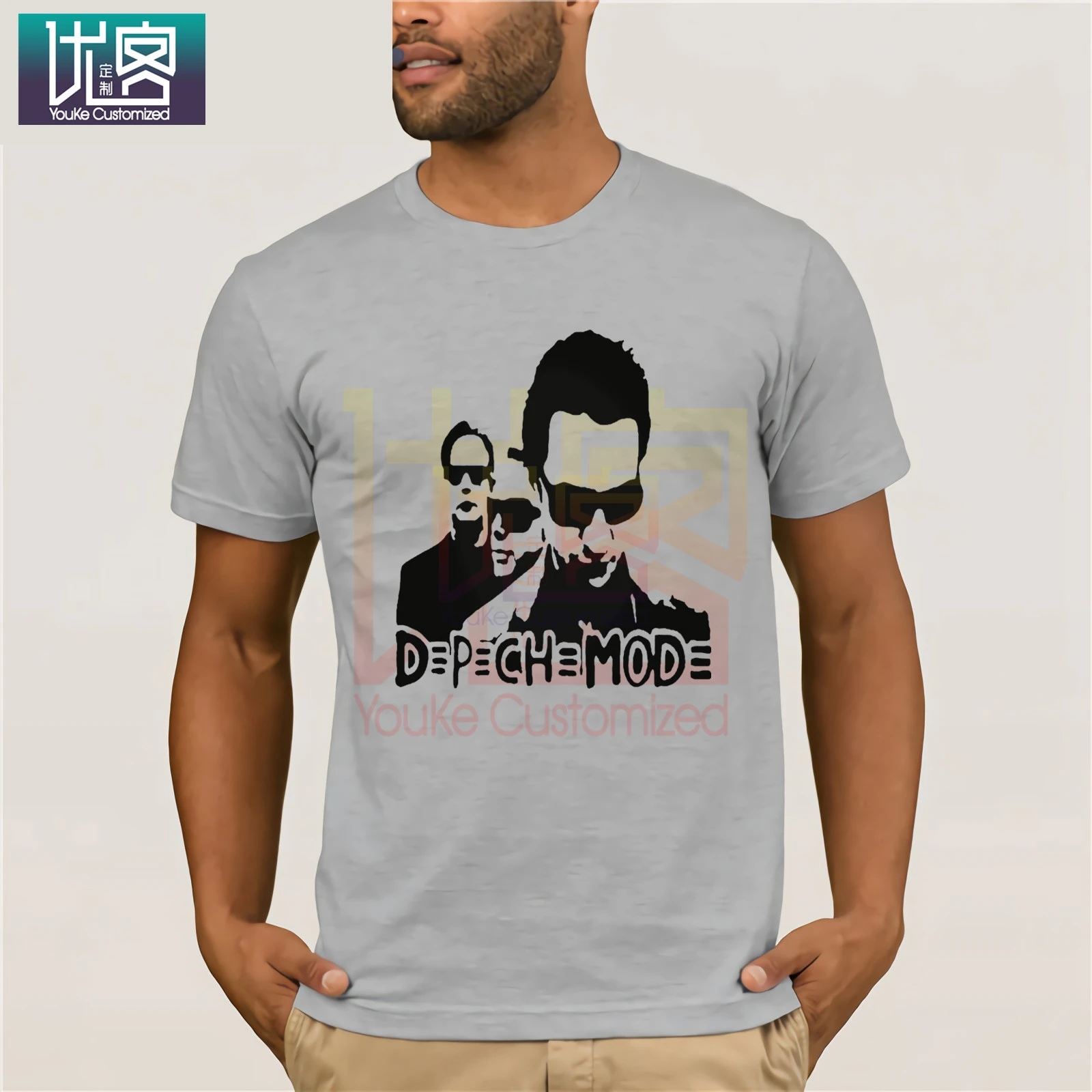 Мужская футболка с коротким рукавом Depeche модная унисекс размеры США все s 1988 |