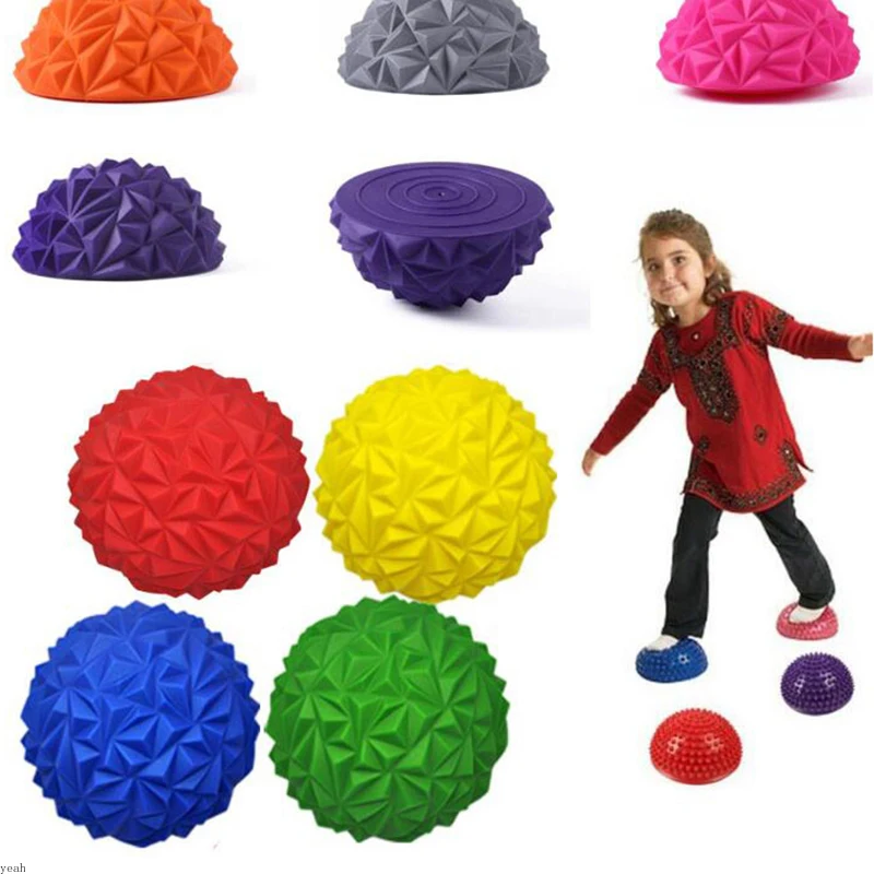 

Designed for kids and loved by adults Yoga Half Ball Stepping Stones Outdoor Toys Indoor Games for Kids Children Sport New Gift