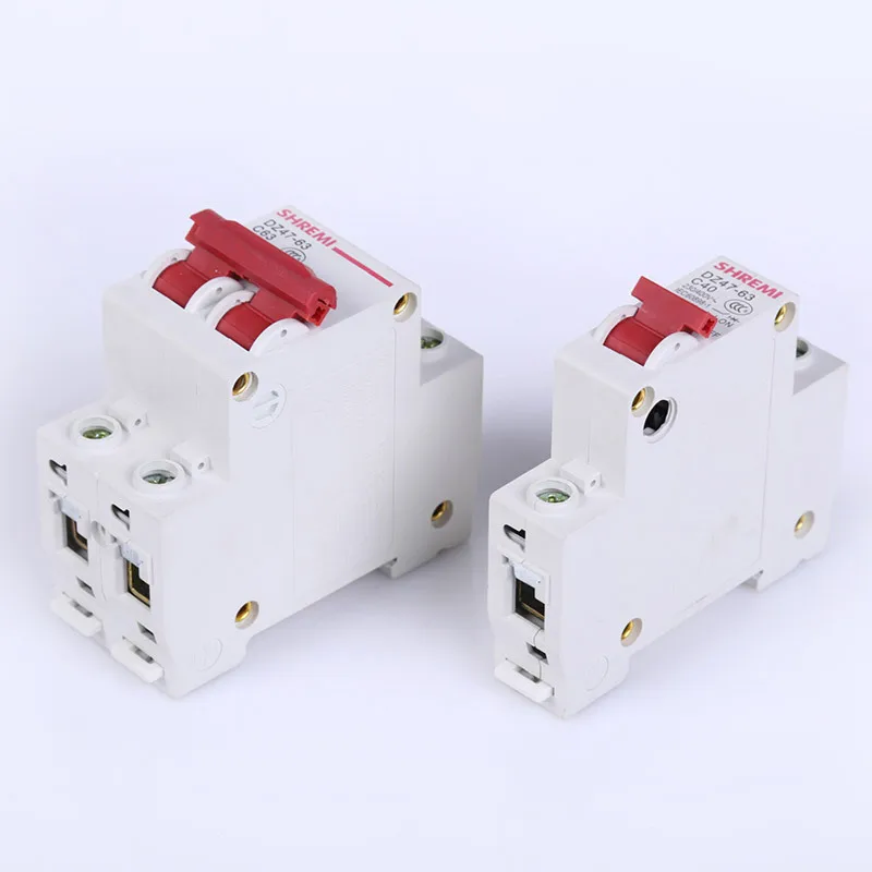 Бытовой Воздушный выключатель DZ47 1 шт. маленький автоматический воздуха утечки