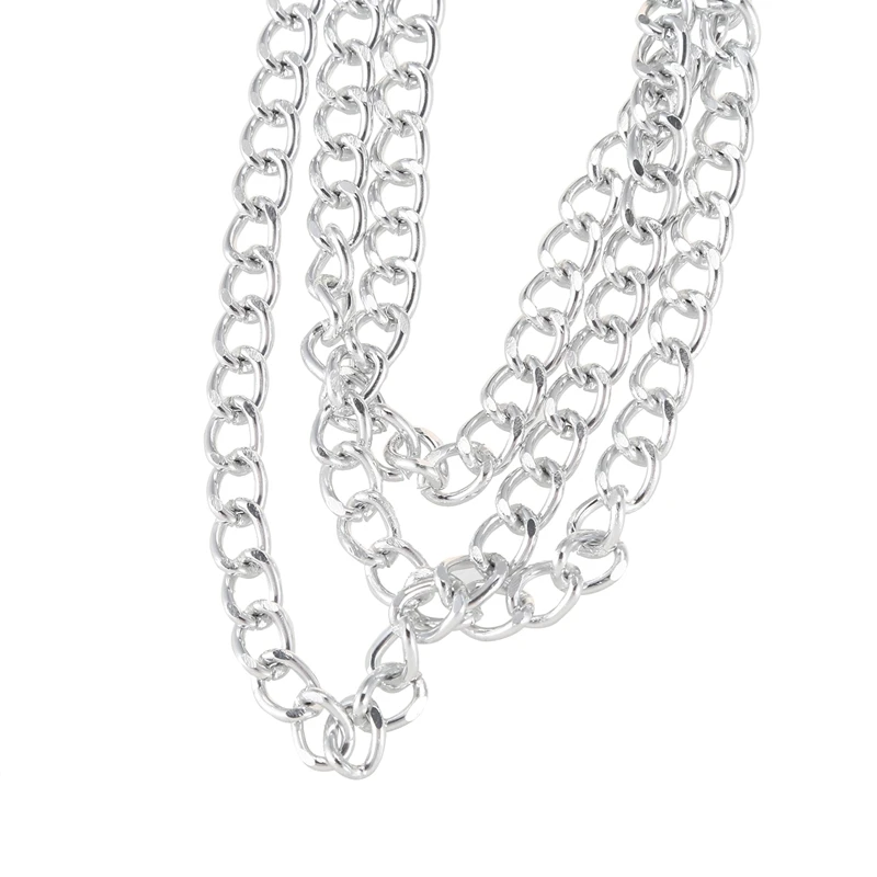 

Women Pu Leather Harness Body Belts With Chain Waist Bondage Garters Punk Adjustable Suspender Straps