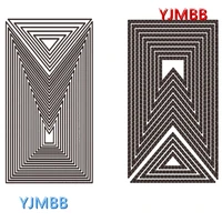 yjmbb 2021 new rectangle stereo background 1 metal cutting dies scrapbook album paper diy card craft embossing die cutting