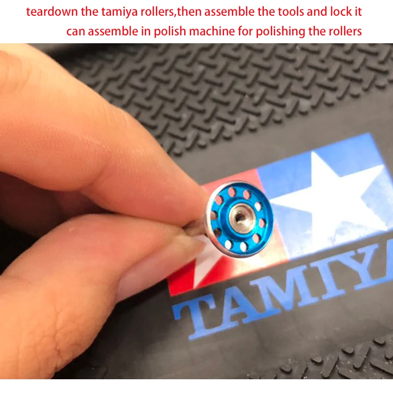 very good tools use for polishing rollers very high precision for tamiya mini 4wd cars rollers