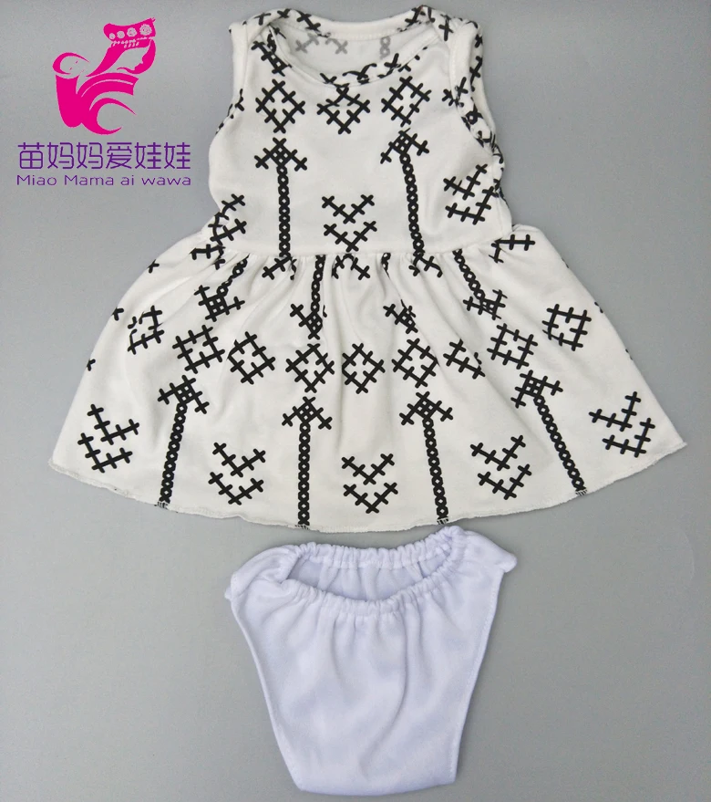 Прямая поставка Одежда для куклы 43 см платье розовое в виде единорога нижнее