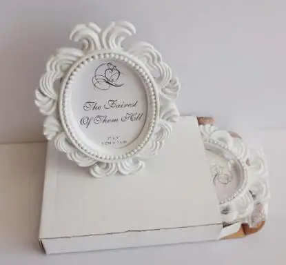 200 шт./лот + белая и черная барочная фоторамка в викторианском стиле/визитница