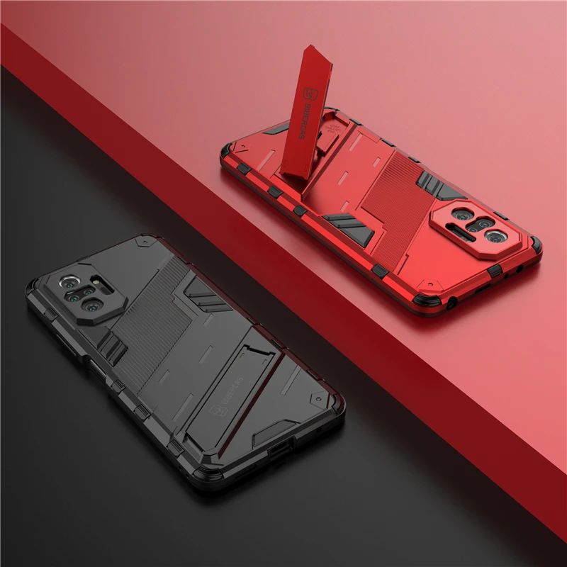 for xiaomi redmi note 10 pro case protective case for redmi note 10s 10t 9 pro 9s 9t 9a 9c cover armor invisible phone holder free global shipping