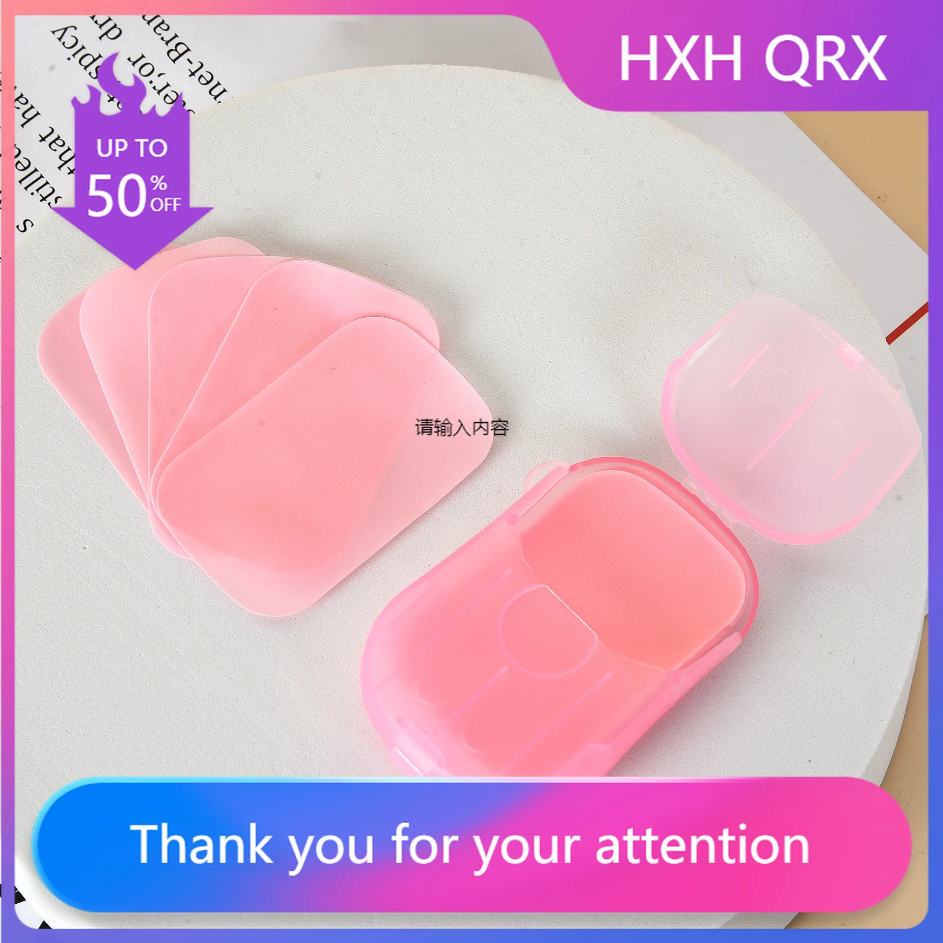 

20Pcs Disposable Soap Paper Clean Scented Slice Foaming Box Mini Paper Soap For Outdoor Travel Use Random Color Dropship