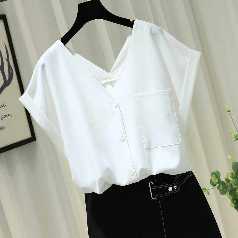 Женская шифоновая блуза с коротким рукавом рубашки кимоно кардиган свободного
