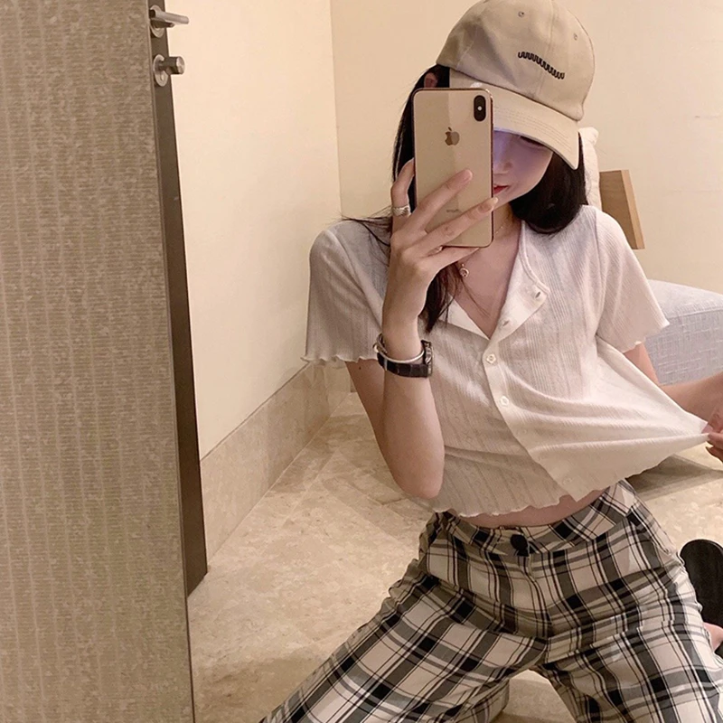 Новинка лета 2021 женская одежда с короткими рукавами мужская маленького размера