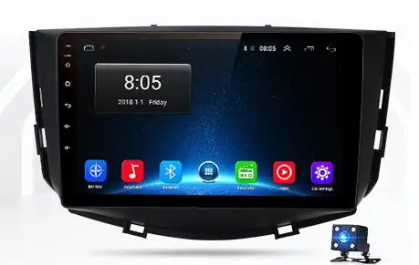 

9" octa core 1280*720 QLED screen Android 10 Car video player GPS Navigation for Lifan X60 2011-2016