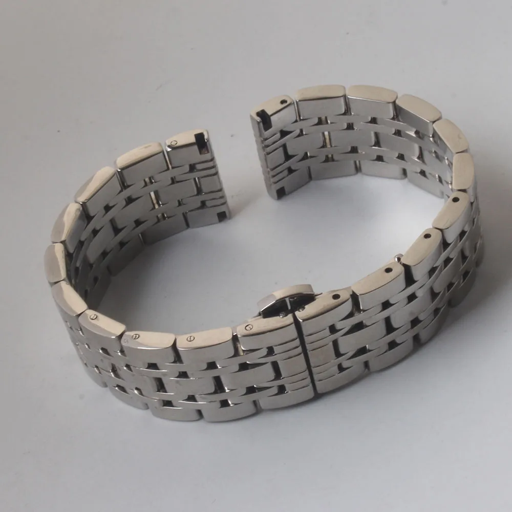 

Solid Links 304L Stainless Steel Watchbands Silver14mm 16mm 18mm 20mm 22mm 23mm 24mm 26mm Metal Watch Band Strap Wrist Bracelets