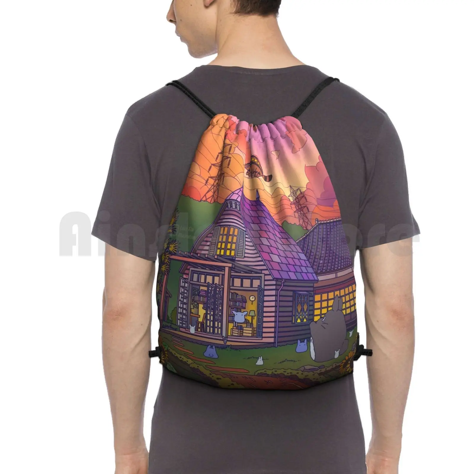 

Рюкзак на шнурке Dream Express, сумка для верховой езды, альпинизма, тренажерного зала