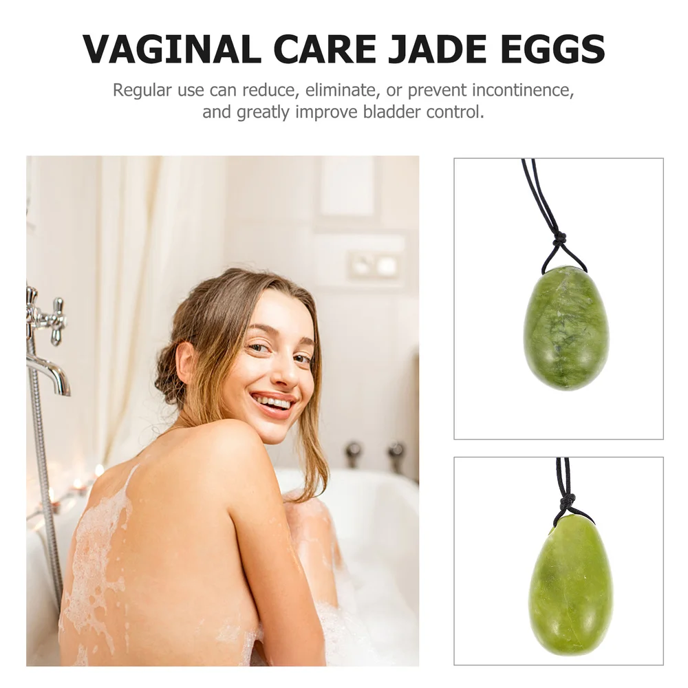 

3pcs Jade Eggs Vaginal Tightening Balls Tools (Green)