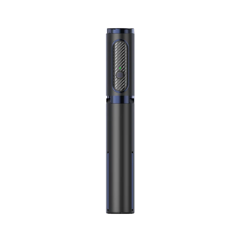 Black Bonola Bluetooth телефон селфи палка прочный скрытый штатив ручной селфи палка легкий мобильный прямой трансляции кронштейн дистанционного управления - Цвет: Black