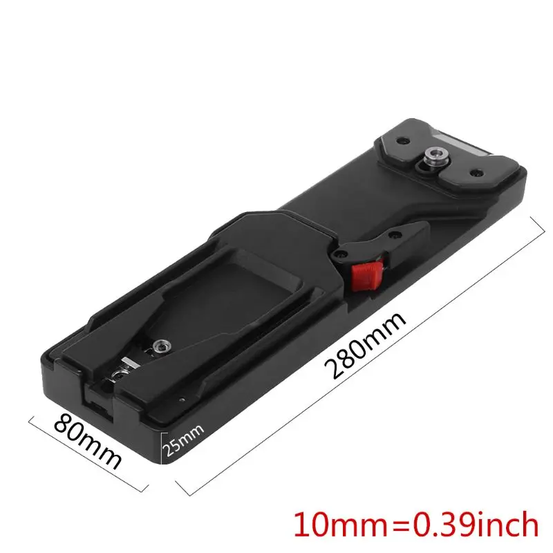 

Replacement Quick Release Tripod Plate Adapter for Sony Panasonic Shoulder Camcorder VCT-14 Accessories