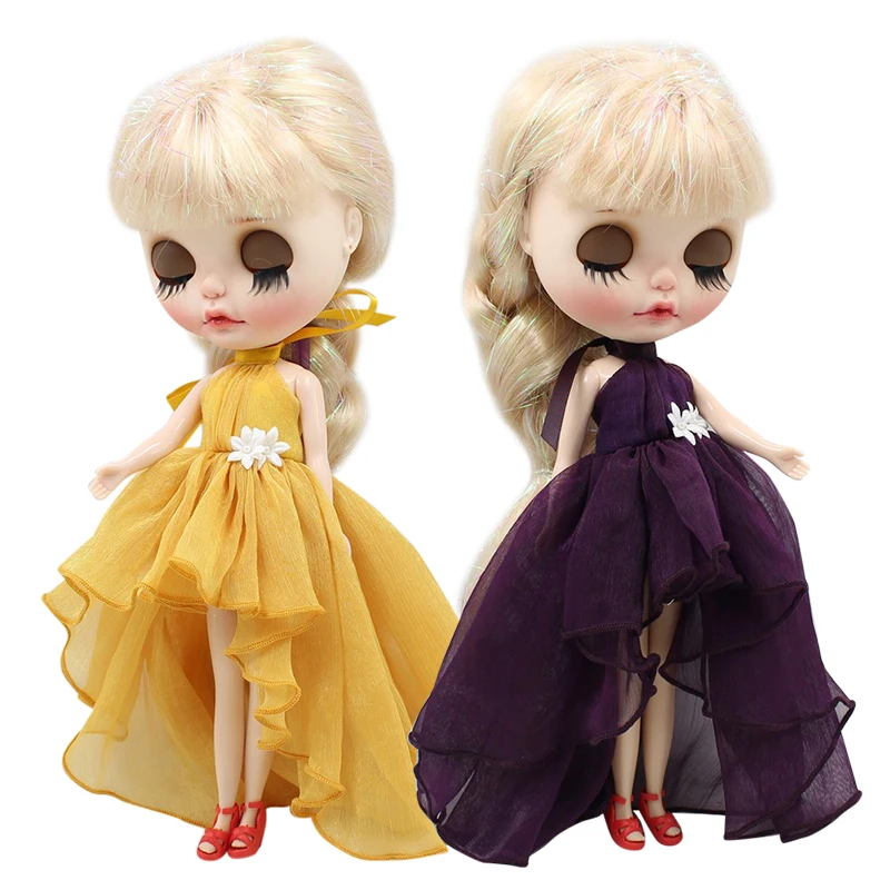 Ледяное DBS Blyth Кукольное платье с цветами элегантная одежда|doll sex for woman|doll to dressdoll wedding dress |