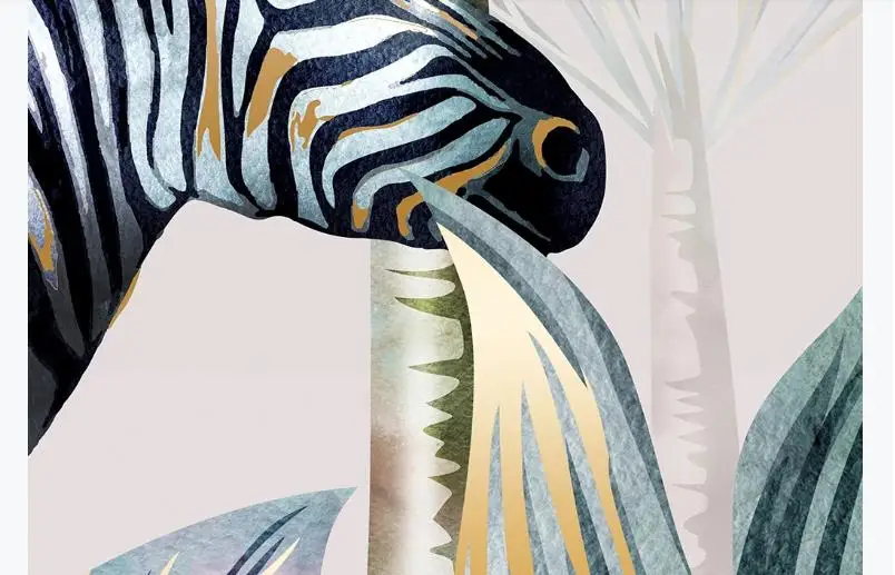 Настенные фрески на заказ с изображением леса и животного тематические обои для