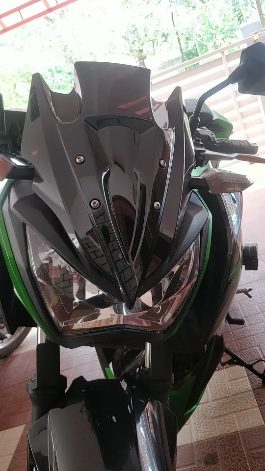 Ветровой экран на лобовое стекло мотоцикла для Kawasaki 2013 2014 2015 2016 2017 Z250 Z300