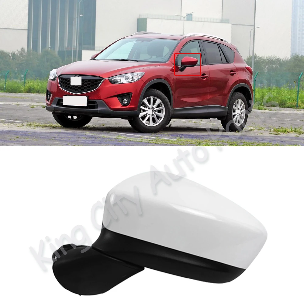 CAPQX 8 провод для Mazda CX-5 2013- автоматическое складное электрическое нагревательное боковое зеркало с памятью зеркало заднего вида