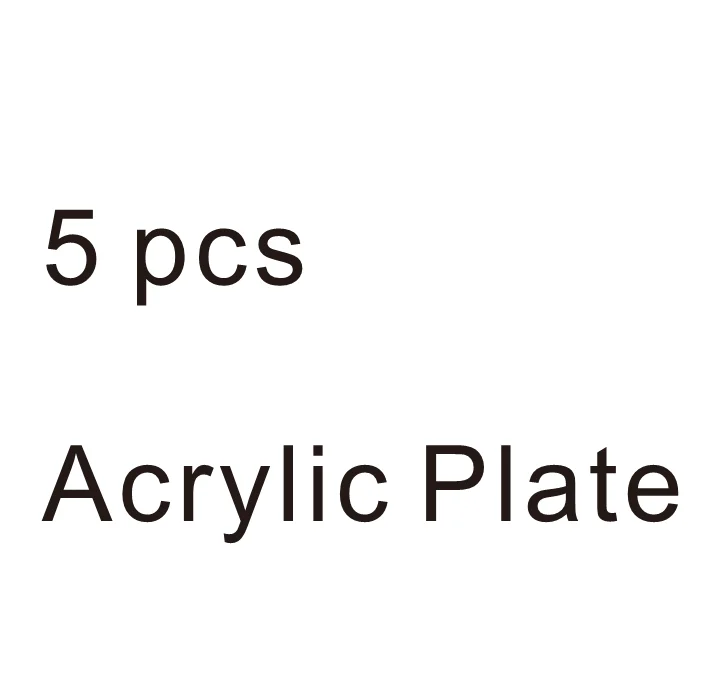 Акриловая пластина 5 шт. только для 3d лампы выберите дизайнов в моем