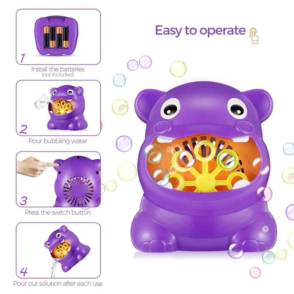 

Automatic Hippo Shape Maker for Kids Park Garden Fantasy Toy