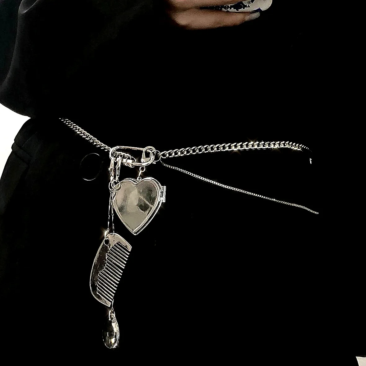 Цепочка с подвеской в стиле хип-хоп для девочек |