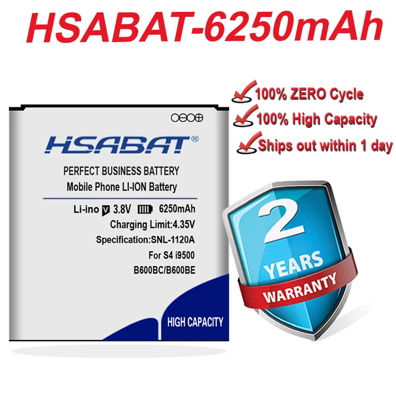 HSABAT 6250mAh B650AC B650AE батарея для Samsung Galaxy Mega 5 8 GT I9152 I9150 SCH P709 i9158 i9152P G3858|battery for samsung|battery