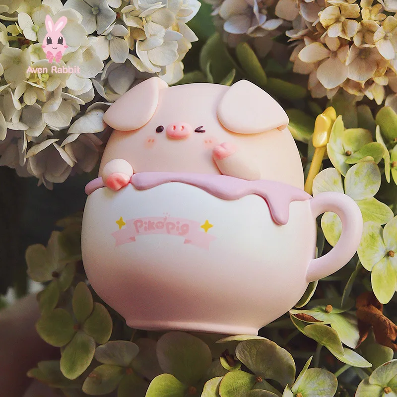 Caja Ciega de Piko Pig, Caja Ciega de postre, bolso de adivinaci&oacute;n, Caja Ciega, juguetes, figuras de Anime, modelo de regalo para ni&ntilde;as, adornos para mu&ntilde;ecas-0