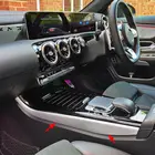 Консоль Панель боковая декоративная накладка наклейки аксессуары для автомобиля Стайлинг для Mercedes Benz A CLA Class W177 C118 A180 A200 A220